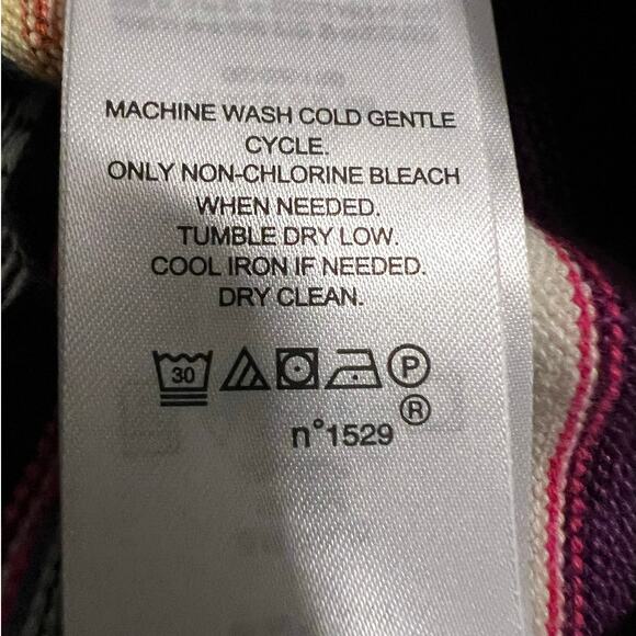 Lauren Ralph Lauren Women's Sleeveless Sweater in Bright Stripes Size Medium - Picture 6 of 6